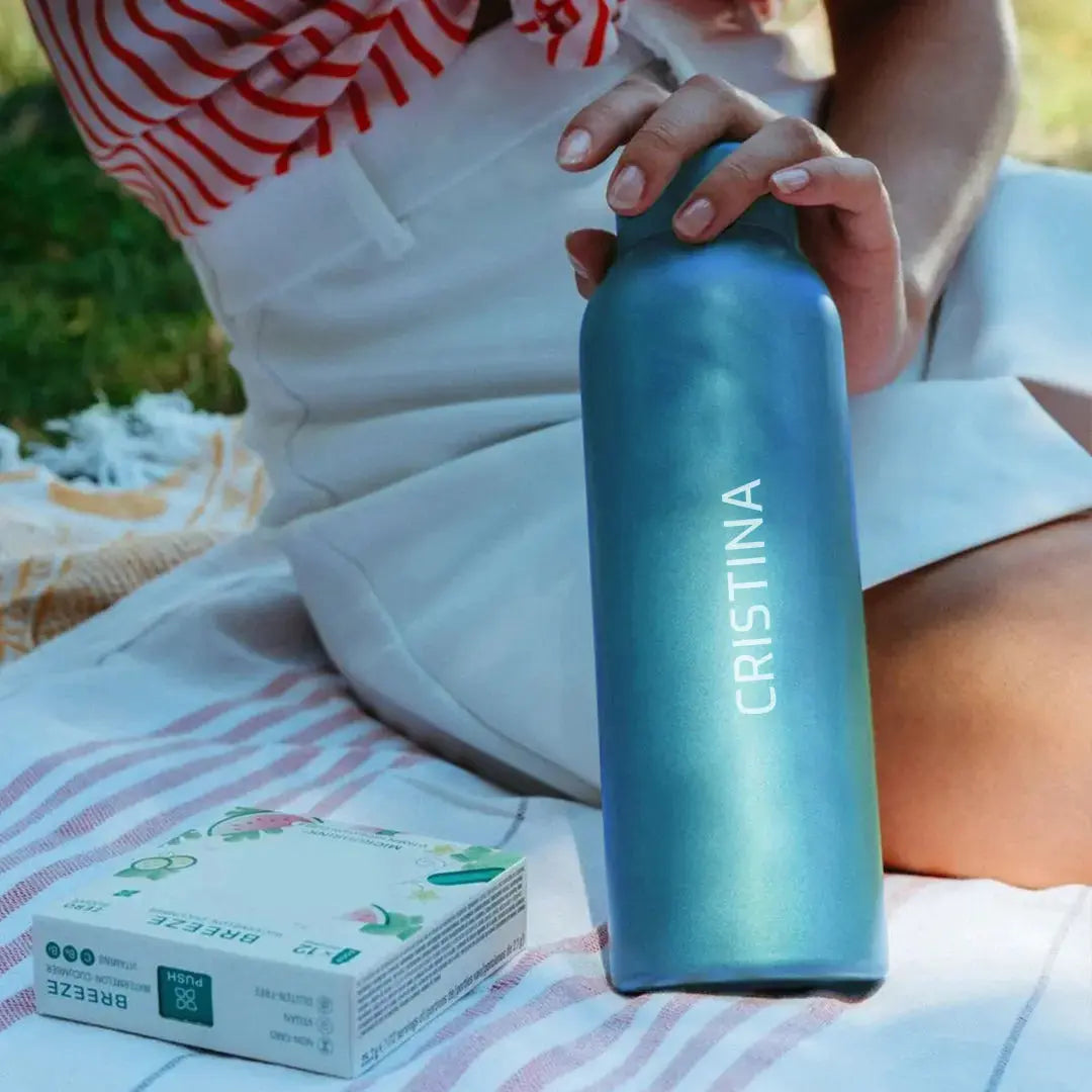 Thermoskanne mit Temperaturanzeige