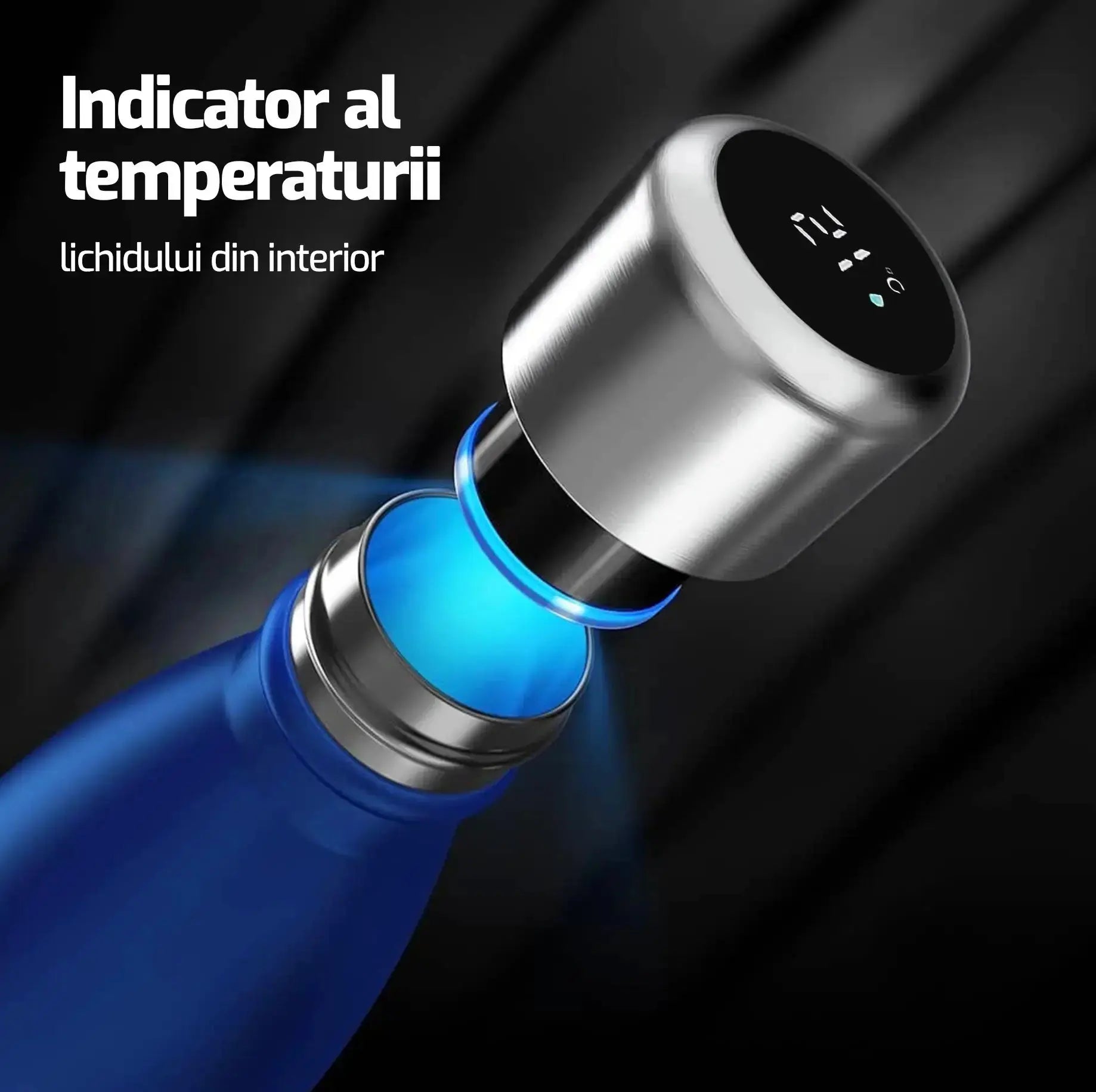 Thermoskanne mit Temperaturanzeige