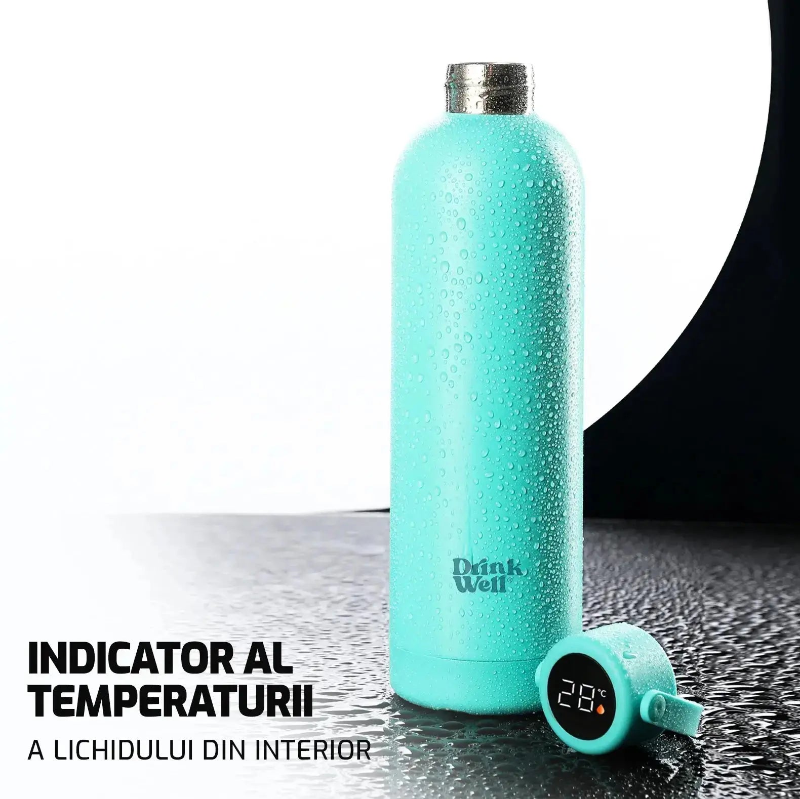 Thermoskanne mit Temperaturanzeige