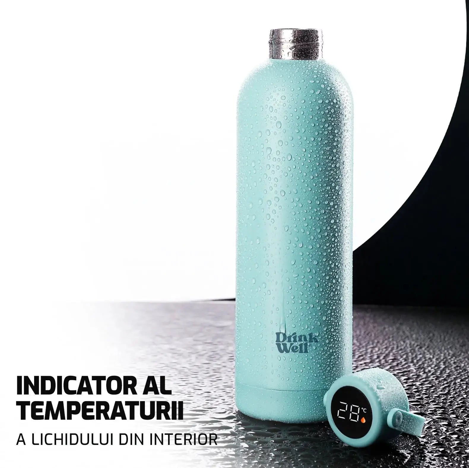 Thermoskanne mit Temperaturanzeige