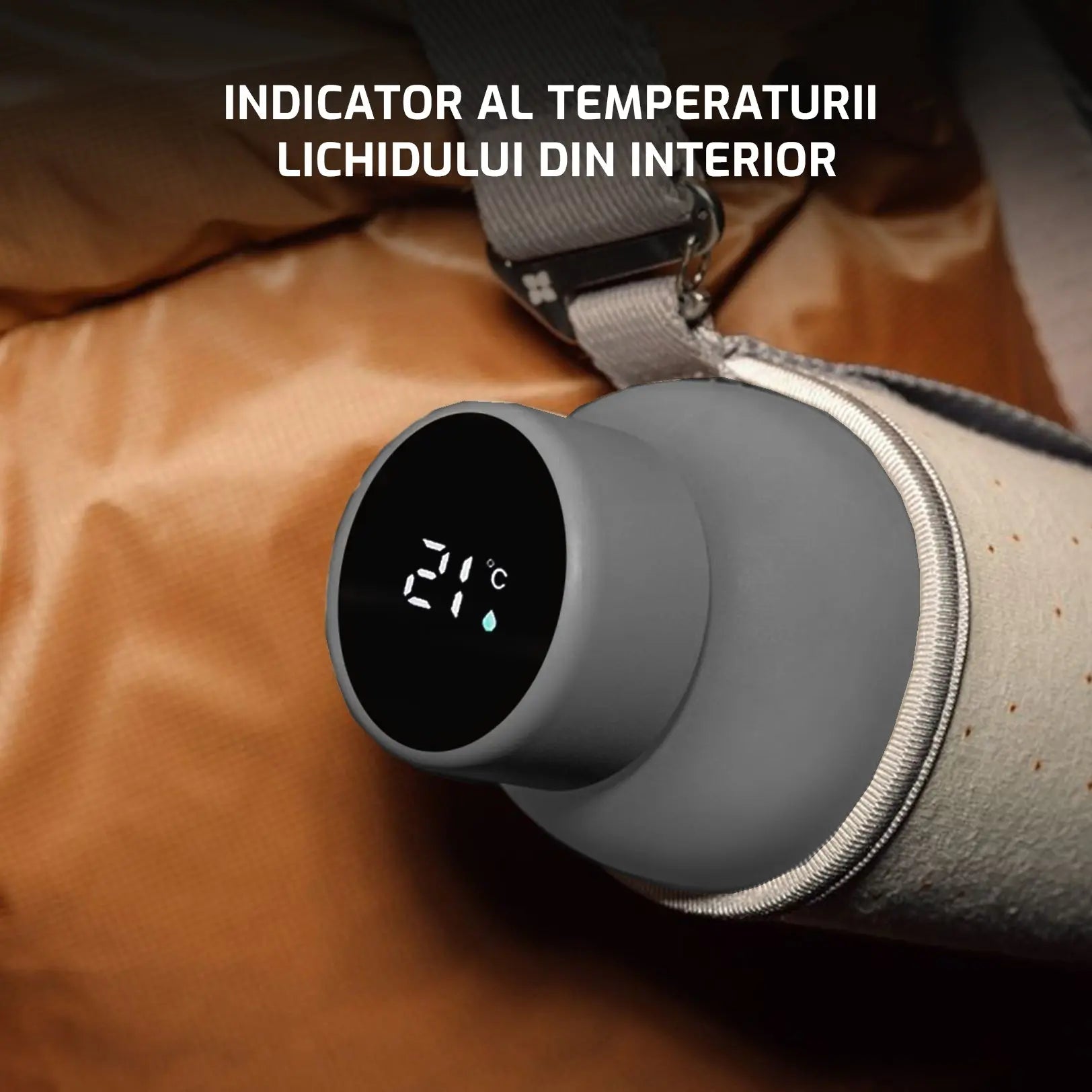 Thermoskanne mit Temperaturanzeige