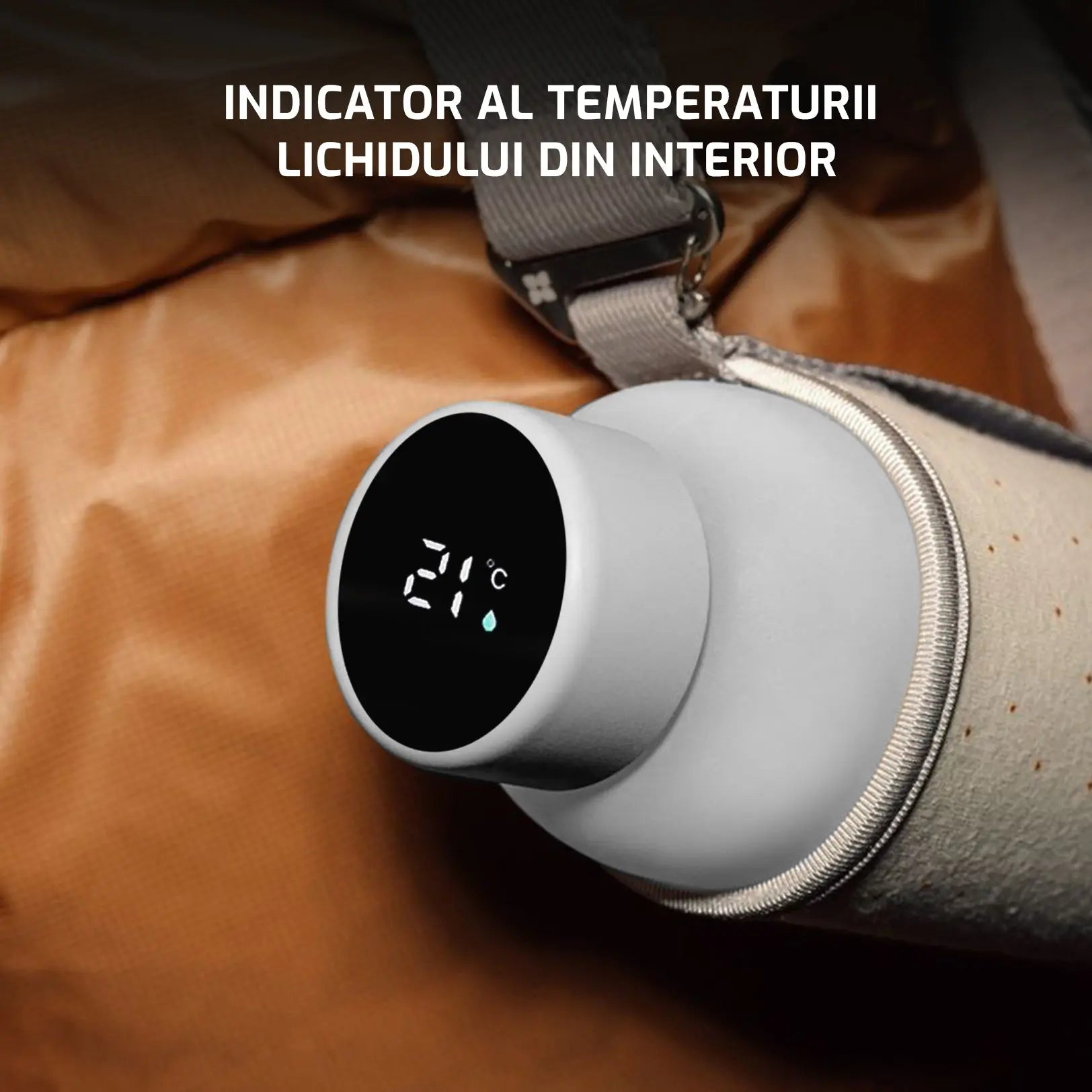 Thermoskanne mit Temperaturanzeige