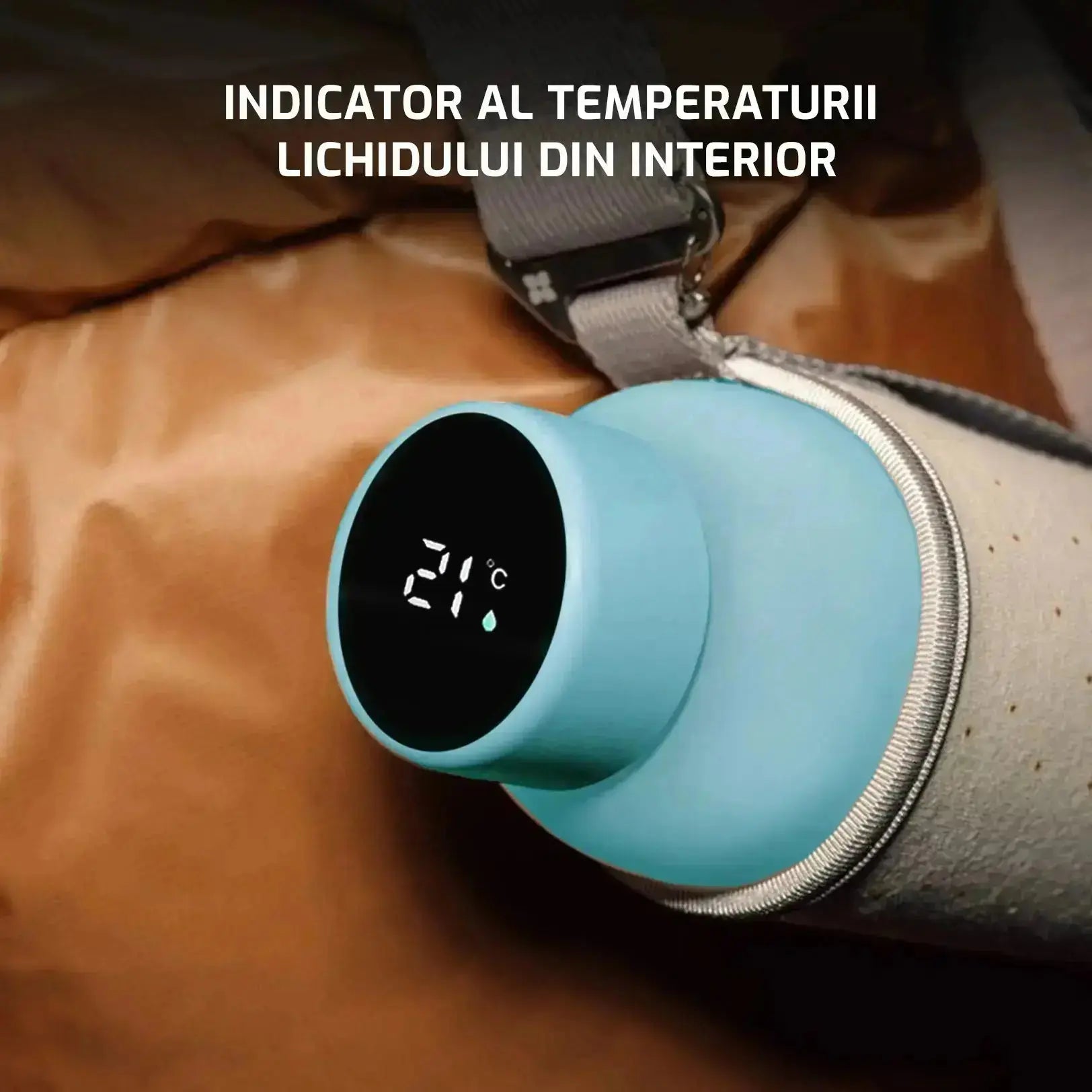 Thermoskanne mit Temperaturanzeige